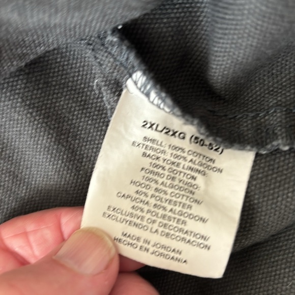 Awesome WRANGLER Denim Workwear Hooded Jacket - Picture 6 of 9